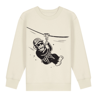 Sweater Natural Raw Zipliner