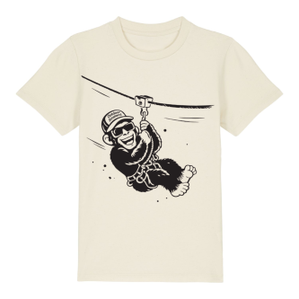 T-shirt Natural Raw Zipliner